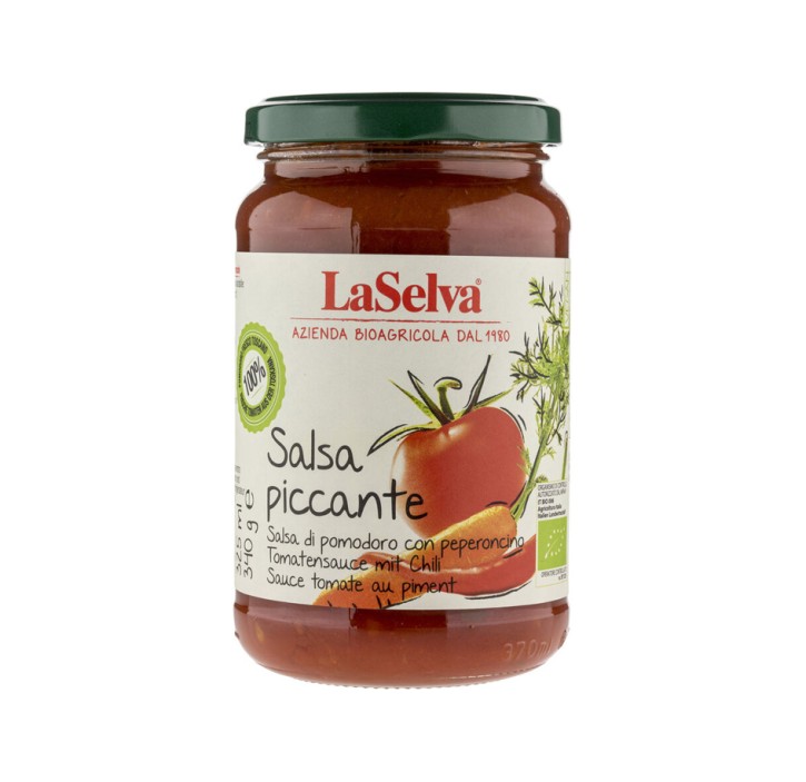 Salsa piccante - Tomatensauce mit Chili bio 340g LaSelva