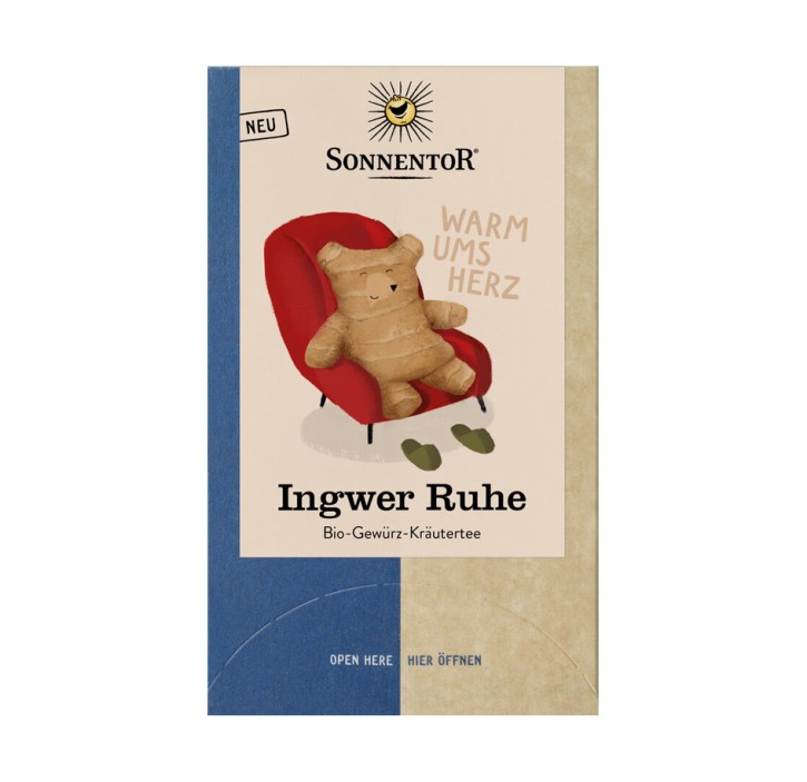 Ingwer Ruhe Tee bio 18 Beutel Sonnentor