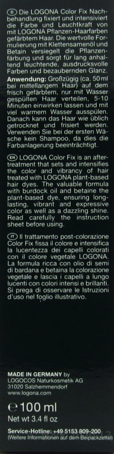 Logona Color Logona 150ml-4017645021570 Nachbehandlung Fix