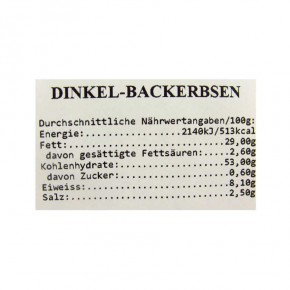 Dinkelbackerbsen bio 125g Vollkraft